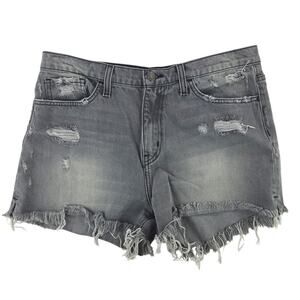 Flying Monkey | Grey, Distressed, Cut-off Shorts | Size 29